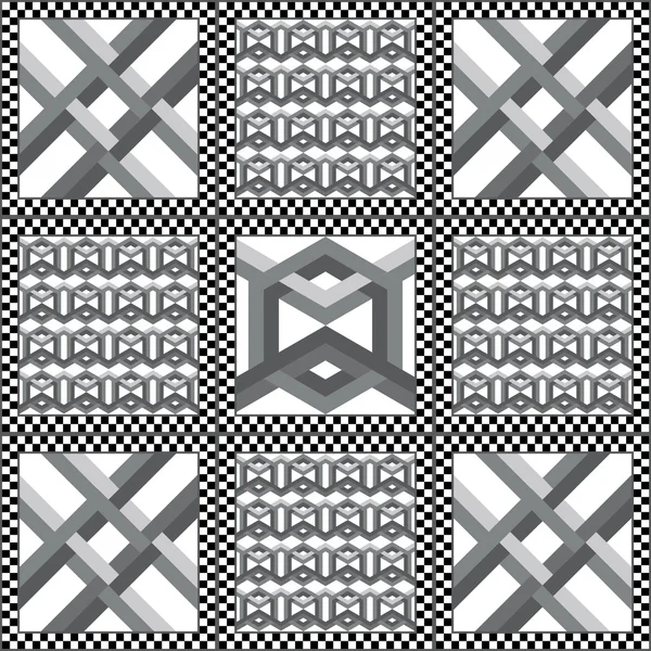 Seamless geometric pattern 53 — Stockový vektor