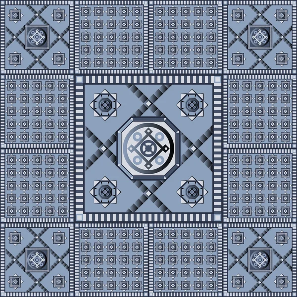 シームレスな幾何学的パターン 9 — ストックベクタ