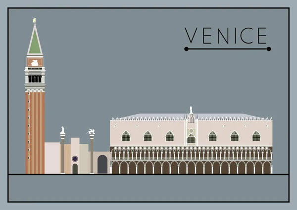 Venetianska vektor (illustration) — Stock vektor