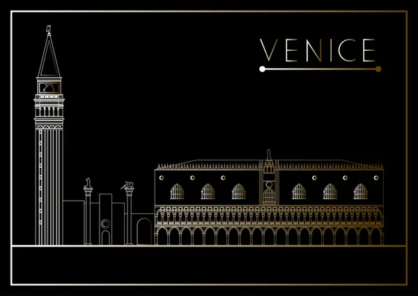 Venetian vector (illustration) — Stock Vector