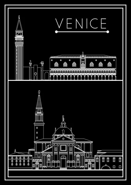 Venetian vector (illustration) — Stock Vector