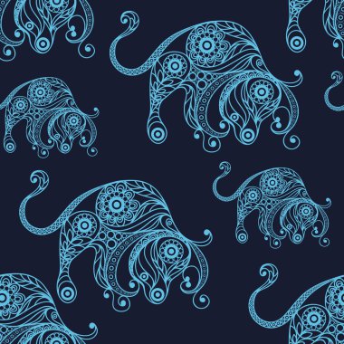 Zodyak 6 işaretli kusursuz doku.