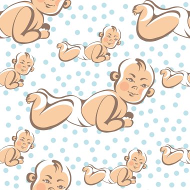 2 küçük çocuklu seamless modeli