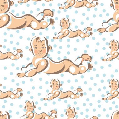 Küçük çocuk 7 ile Seamless Modeli