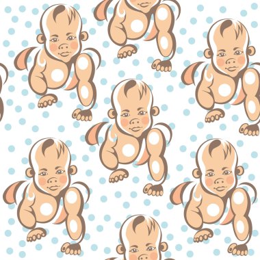 Küçük çocukların 9 ile Seamless Modeli