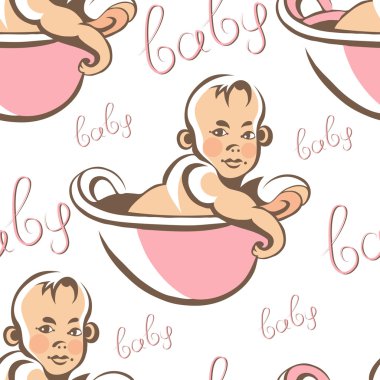 Küçük çocuk 15 ile Seamless Modeli