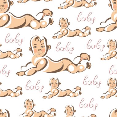 Küçük çocuk 17 ile Seamless Modeli