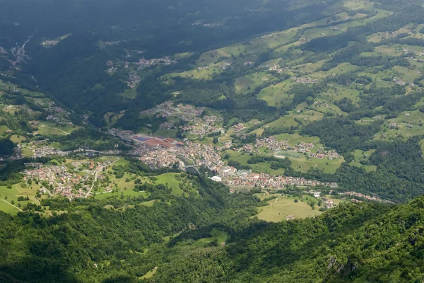 San Giovanni Bianco village, Olaszország Jogdíjmentes Stock Fotók