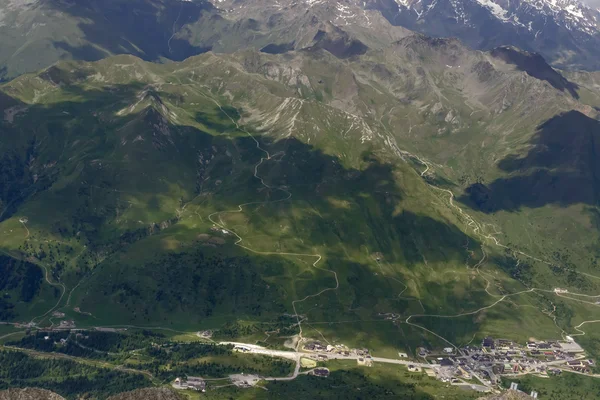 Tonale pass aerial summer view, Italia —  Fotos de Stock