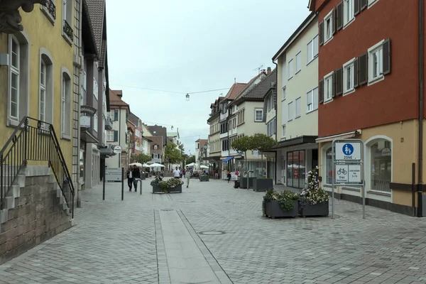 Oberkirch Germany September 2020 Cityscape Main Street Pedestrian Precinct Historical — стокове фото