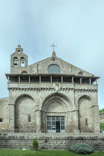 Cityscape Com Fachada Velha Igreja Flaviano Cidade Histórica Disparada Luz — Fotografia de Stock