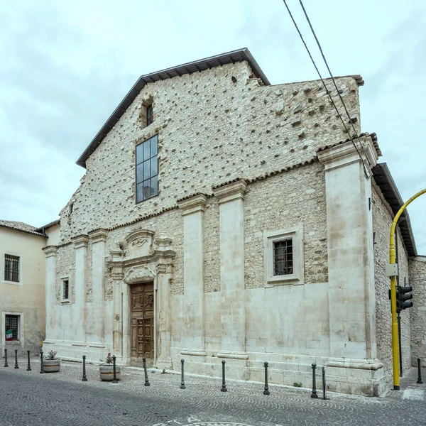Cityscape Facade San Domenico Church Historical Town Shot Bright Light — Stock Photo, Image