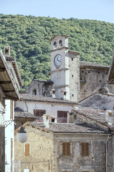 Paisaje Urbano Con Histórico Campanario Iglesia Maria Delle Grazie Reloj —  Fotos de Stock