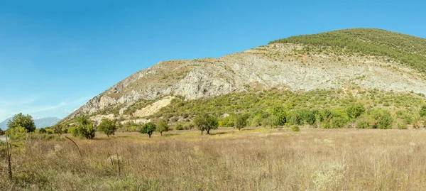 Paysage Avec Des Pentes Pic Argatone Tourné Dans Lumière Vive — Photo