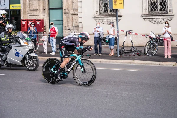 Milano Italia Maggio Ultima Tappa Del Giro 2021 Simon Yates — Foto Stock