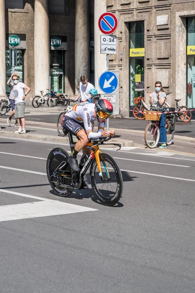 Milán Italia Mayo Última Etapa Del Giro 2021 Pello Bilbao —  Fotos de Stock