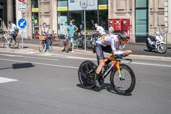 Milán Italia Mayo Última Etapa Del Giro 2021 Pello Bilbao —  Fotos de Stock