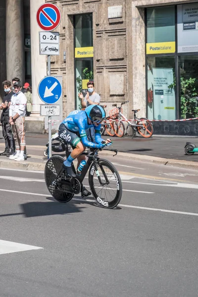 Milano Italia Maggio Ultima Tappa Del Giro 2021 Lorenzo Fortunato — Foto Stock