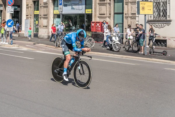 Milano Italia Maggio Ultima Tappa Del Giro 2021 Francesco Gavazzi — Foto Stock
