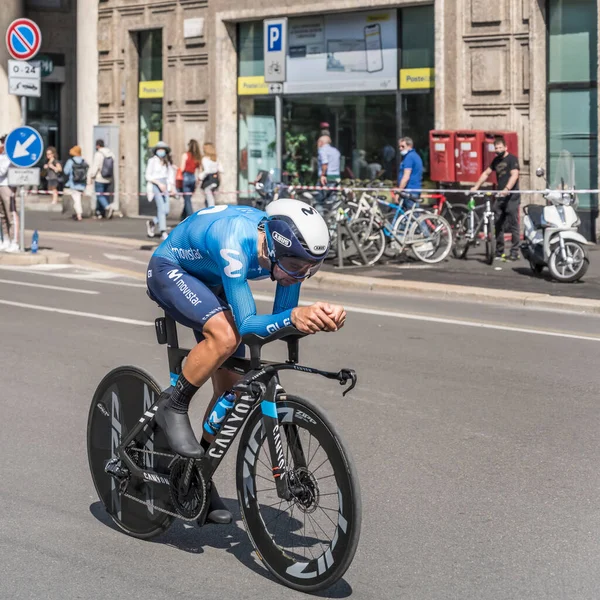 Milan Italy Mayıs 2021 Giro 2021 Son Aşaması Nelson Oliviera — Stok fotoğraf