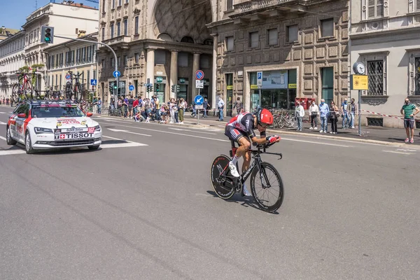 Milano Italia Maggio Ultima Tappa Del Giro 2021 Stefano Oldani — Foto Stock