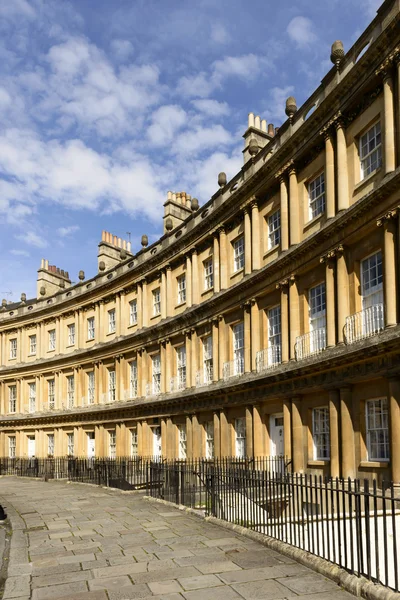 Curved facades at the Circus crescent, Bath — Stock Photo, Image