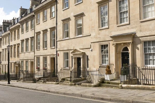 Georgiánské domy v gay street, bath — Stock fotografie