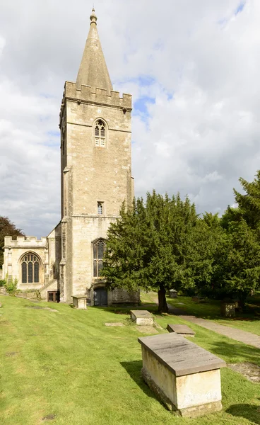 Çan kulesinin kutsal teslis Kilisesi, bradford on avon — Stok fotoğraf