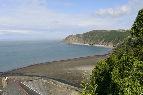 Lynmouth baai van lynton, devon — Stockfoto