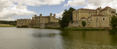 leeds castle, maidstone, İngiltere'nin West görünümü