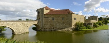 Leeds castle Güney tarafında, maidstone, İngiltere