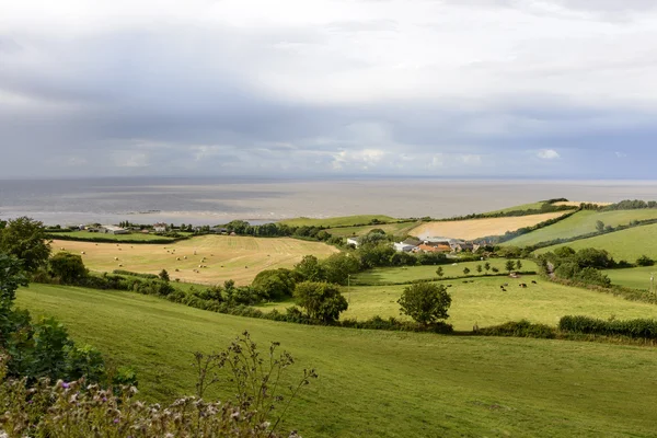 País y costa cerca de la bahía de St Audries, Somerset — Foto de Stock