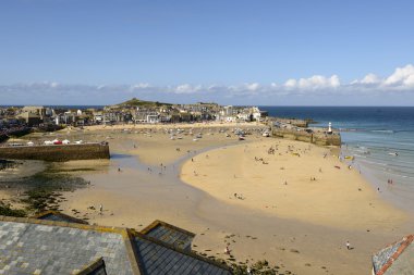 düşük tide, St. Ives, Cornwall liman