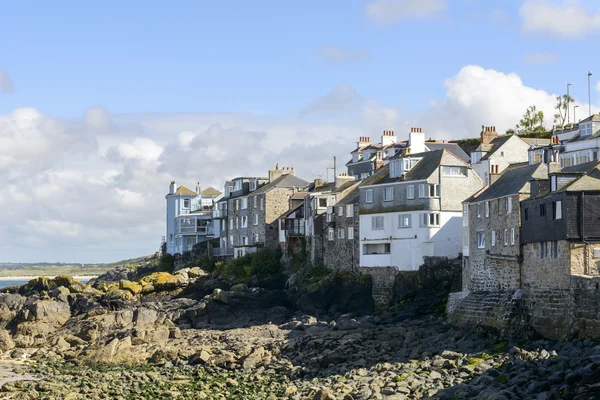 Houses in front of sea , ST. Ives, Cornwall — Stock Photo, Image