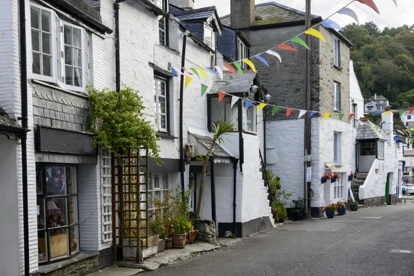 Old street at Polperro, Cornwall — Stock Photo, Image