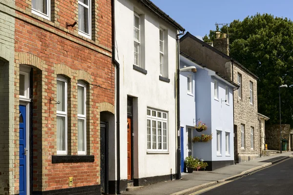 Gamla hus på Moretonhampsted, Devon — Stockfoto