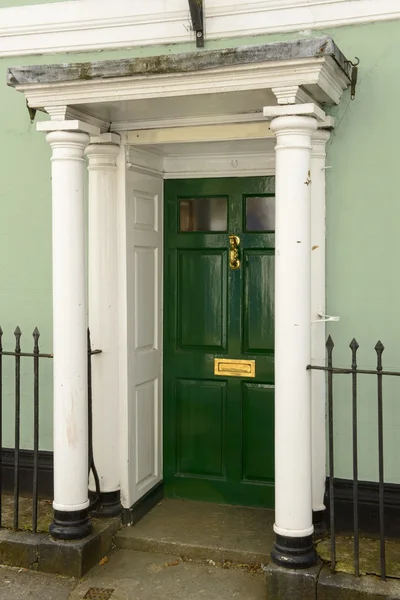 Georgian entrance, Moretonhampsted, Devon — Stock Photo, Image