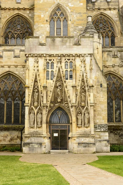 St Peter Katedrali yan portal, Exeter — Stok fotoğraf