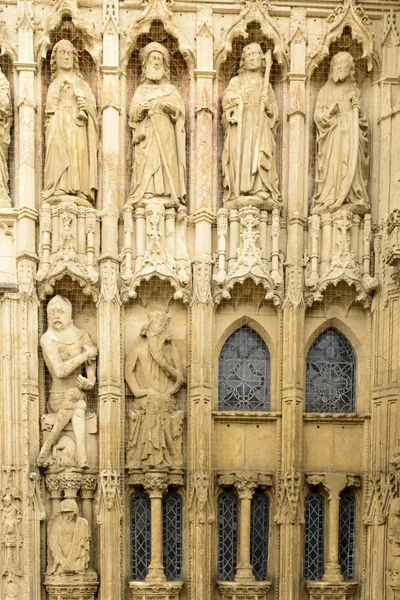 St. Peter Cathedral statyer, Exeter — Stockfoto