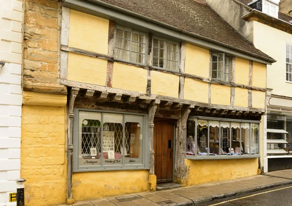 Gelbes Rinderhaus, Sherborn — Stockfoto