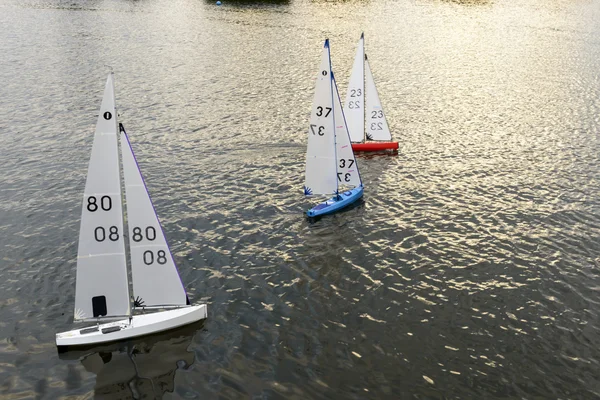 Mini regata 07, Emsworth, Hampshire — Foto Stock