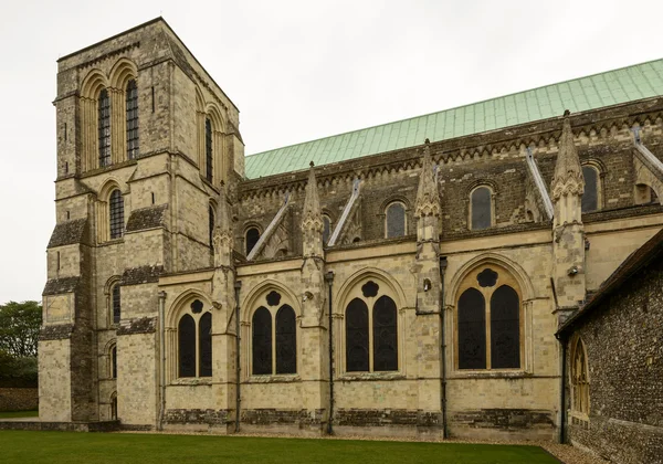 Katedral kemerli pencereler, Chichester — Stok fotoğraf