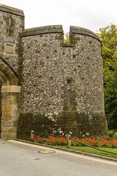 Arundel castle rundes verlies, west sussex — Stockfoto