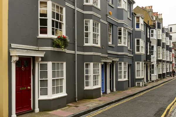 Oude straat in Brighton, East Sussex — Stockfoto