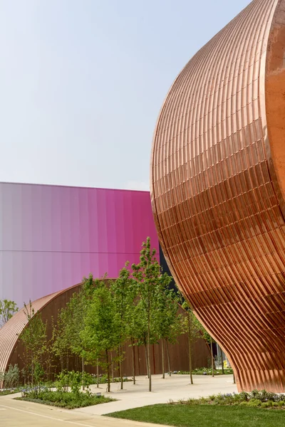 Pabellón de cobre húngaro, EXPO 2015 Milán — Foto de Stock