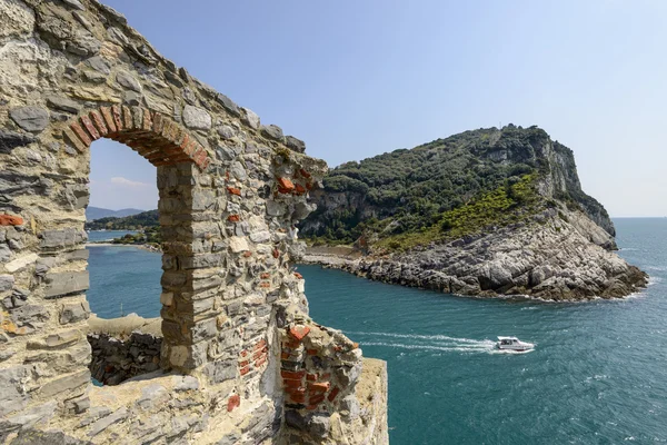 Palmaria Insel und Steinfenster — Stockfoto