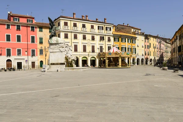 Matteotti площі, місті Sarzana — стокове фото