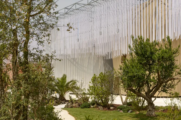 Arid Zones Cluster facade, EXPO 2015 Milan — Stock Photo, Image