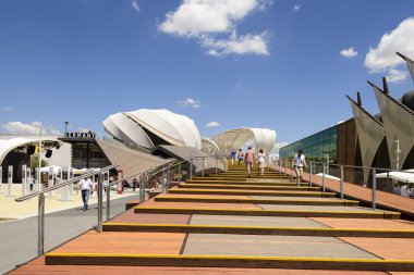 walk over German pavillion, EXPO 2015 Milan
