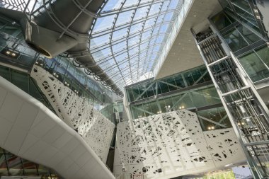 courtyard walls of Italy Pavillion, EXPO 2015 Milan